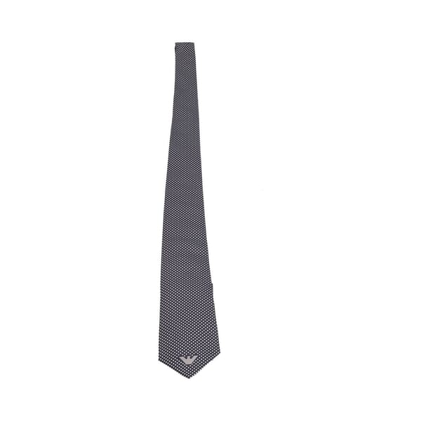 Teen Silk Polka Dot Tie Navy