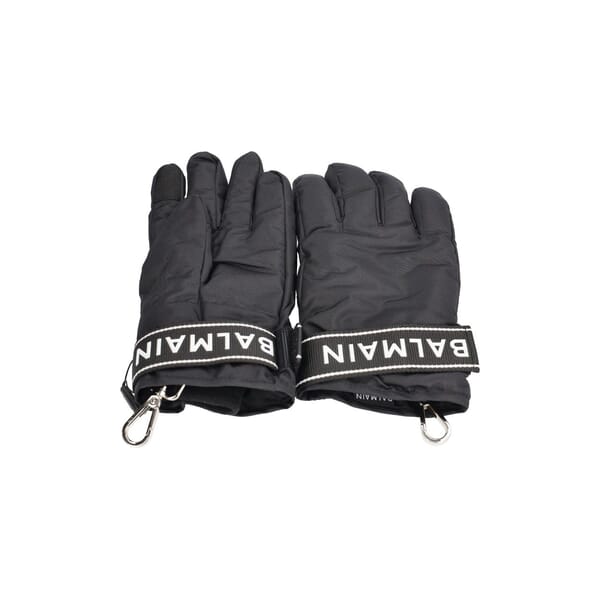 Polyamide Logo Gloves Black/White