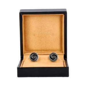 https://dbiyorq10n2b9.cloudfront.net/product-images/ACCBUL0001/BVLGARI-Silver-Lacquer-Optical-Cufflinks-Silver-Black_1.jpg.webp