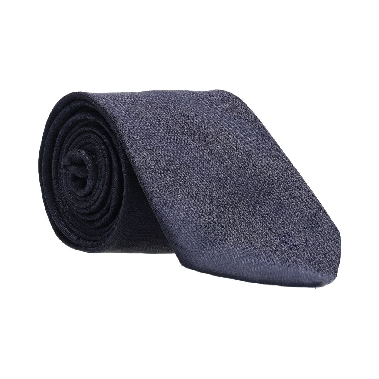 Cotton/Silk Check Tie Blue