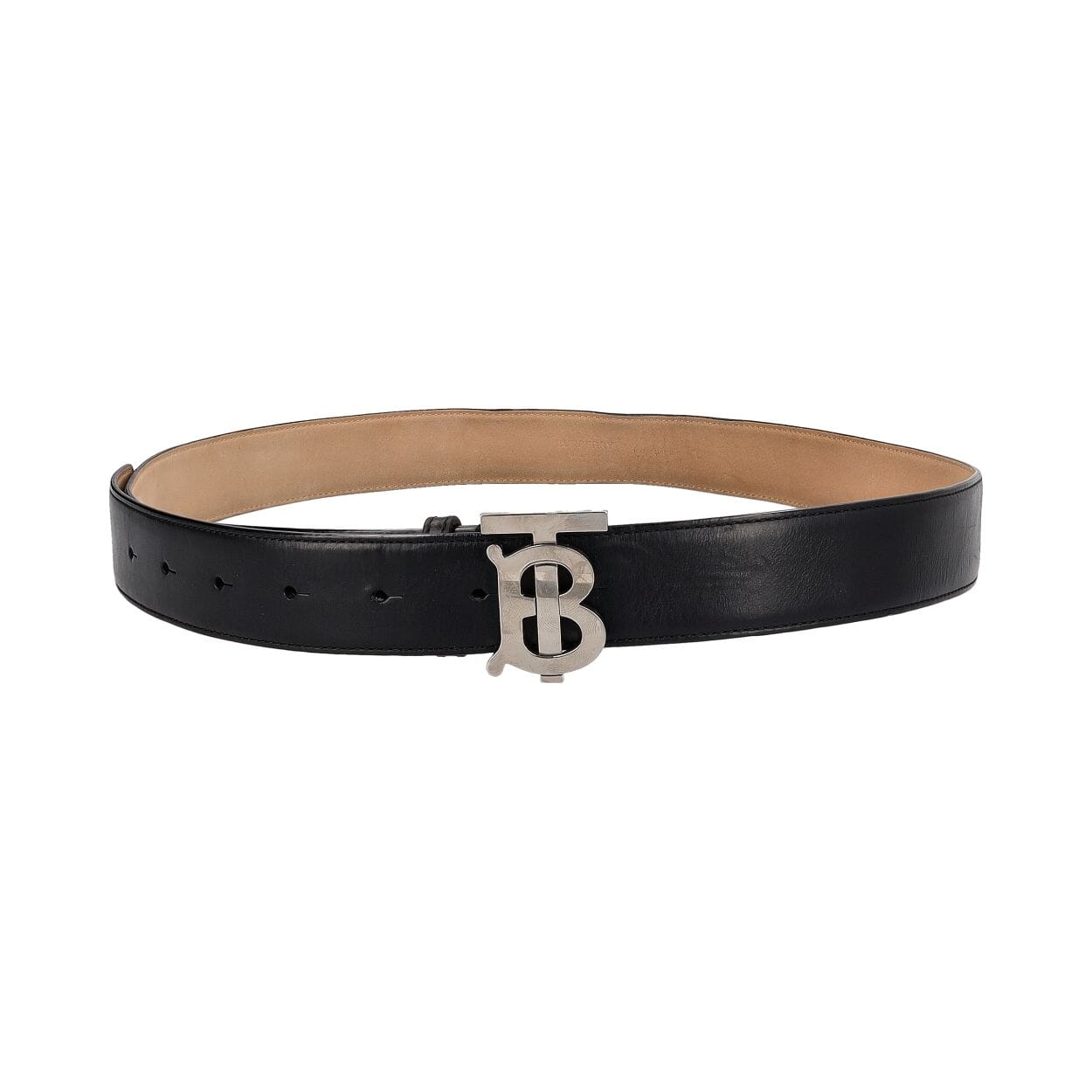Leather TB Belt Black - S: 105 (42)