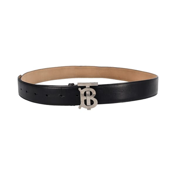 Leather TB Belt Black - S: 105 (42)