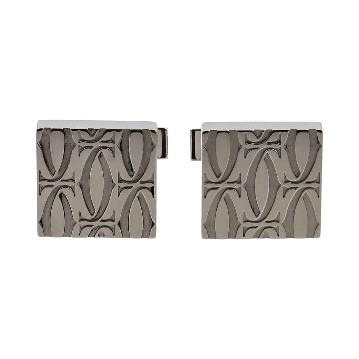 CARTIER Double C De Cartier Cufflinks | Luxity