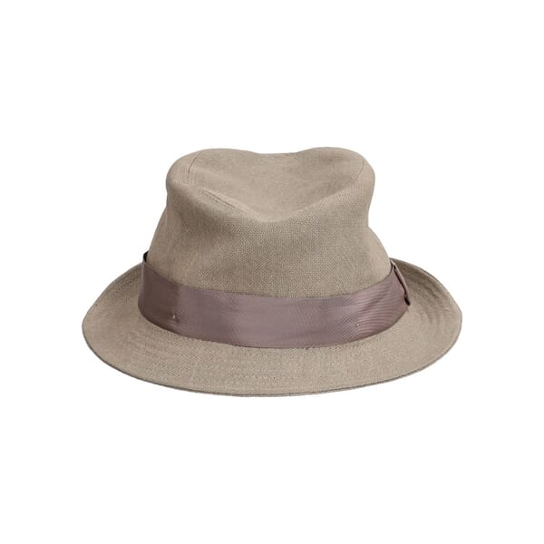 Ramie Fedora Hat Grey