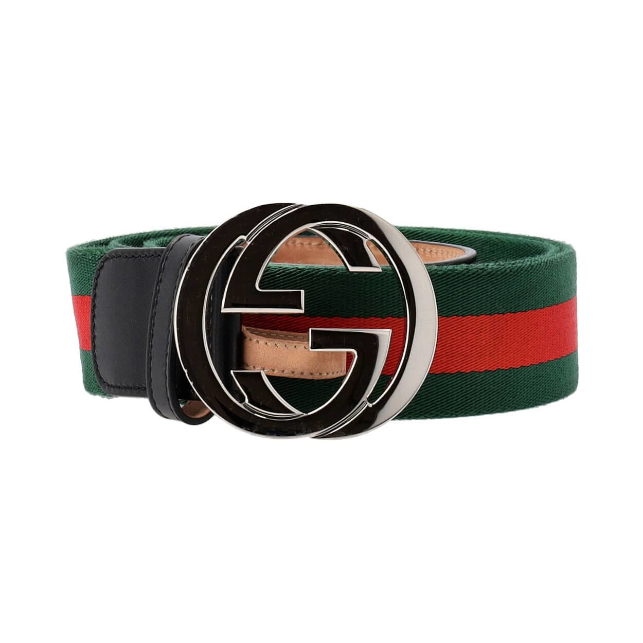 GUCCI Web Belt Green/Red - S: 115 (46) | Luxity