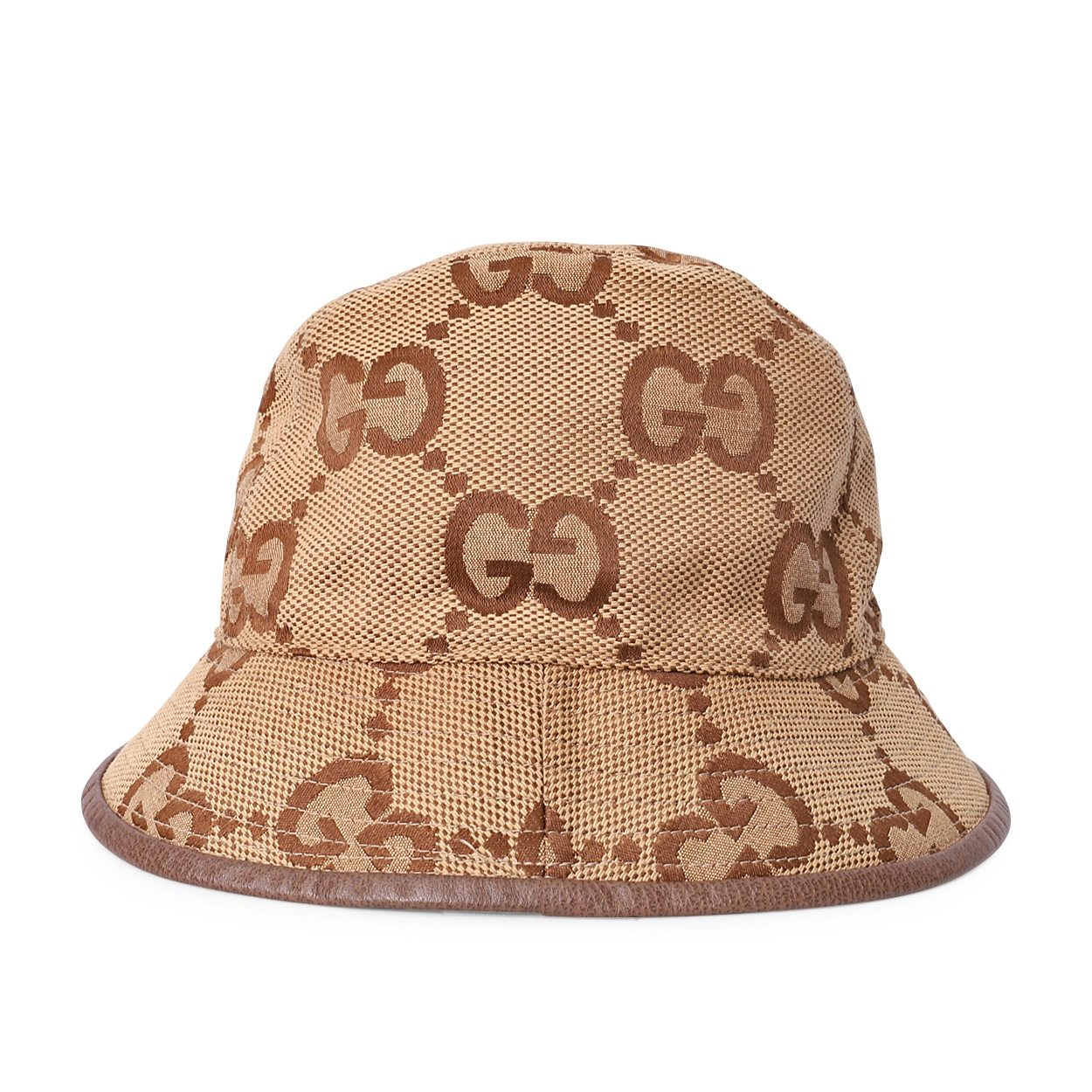 GUCCI Canvas Jumbo GG Bucket Hat Beige | Luxity