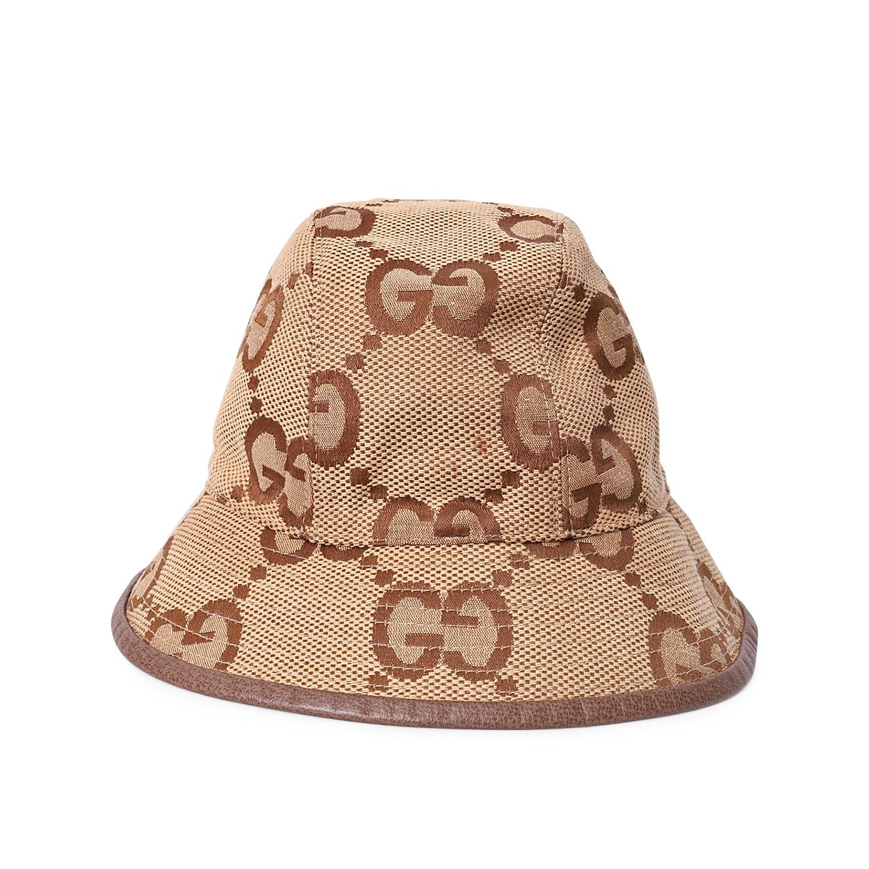 GUCCI Canvas Jumbo GG Bucket Hat Beige | Luxity