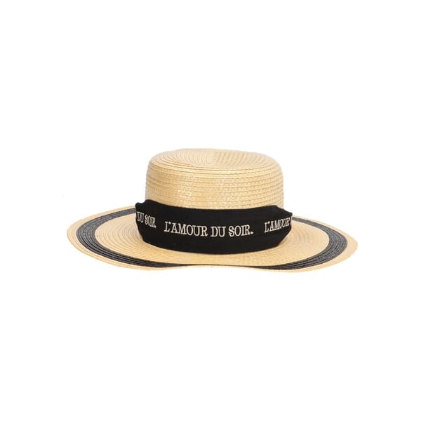 Straw L'Amour Du Soir Hat