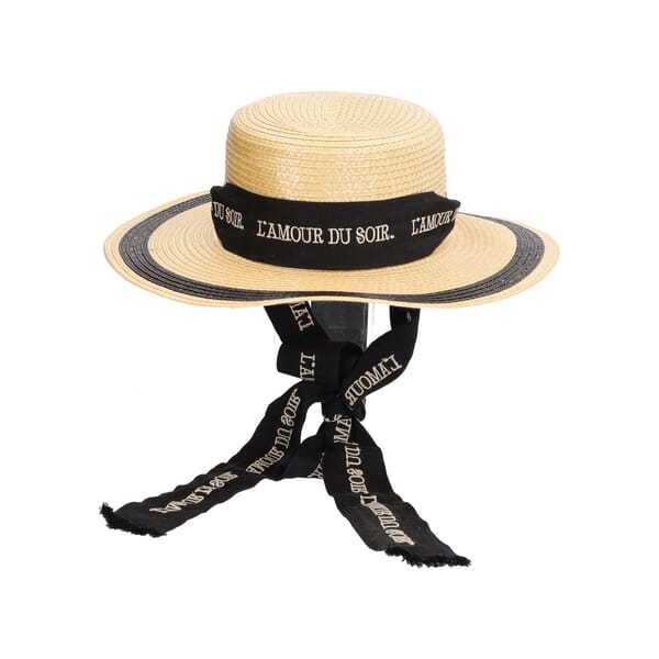 Straw L'Amour Du Soir Hat