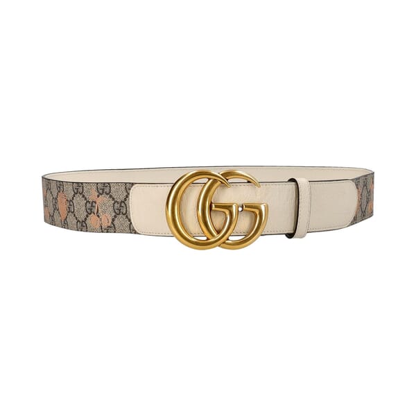 Supreme GG Marmont Cherries Belt White - S: 85 (34)
