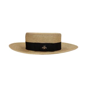 Straw/Lame Bee Hat Gold