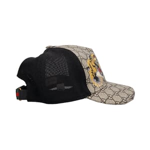Supreme GG Tiger Baseball Cap Beige/Black, view 4