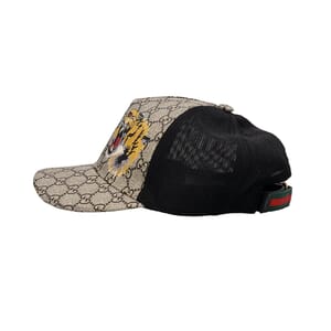 Supreme GG Tiger Baseball Cap Beige/Black, view 3