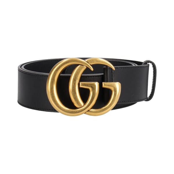 Marmont GG Wide Belt Black - S: 85 (34)