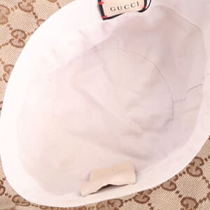 Canvas GG Wide Brim Hat Beige, view 7