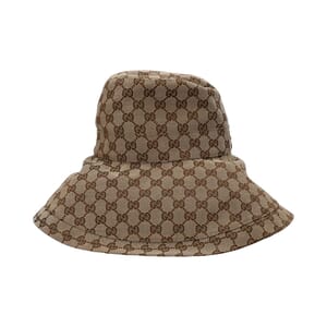 Canvas GG Wide Brim Hat Beige, view 5