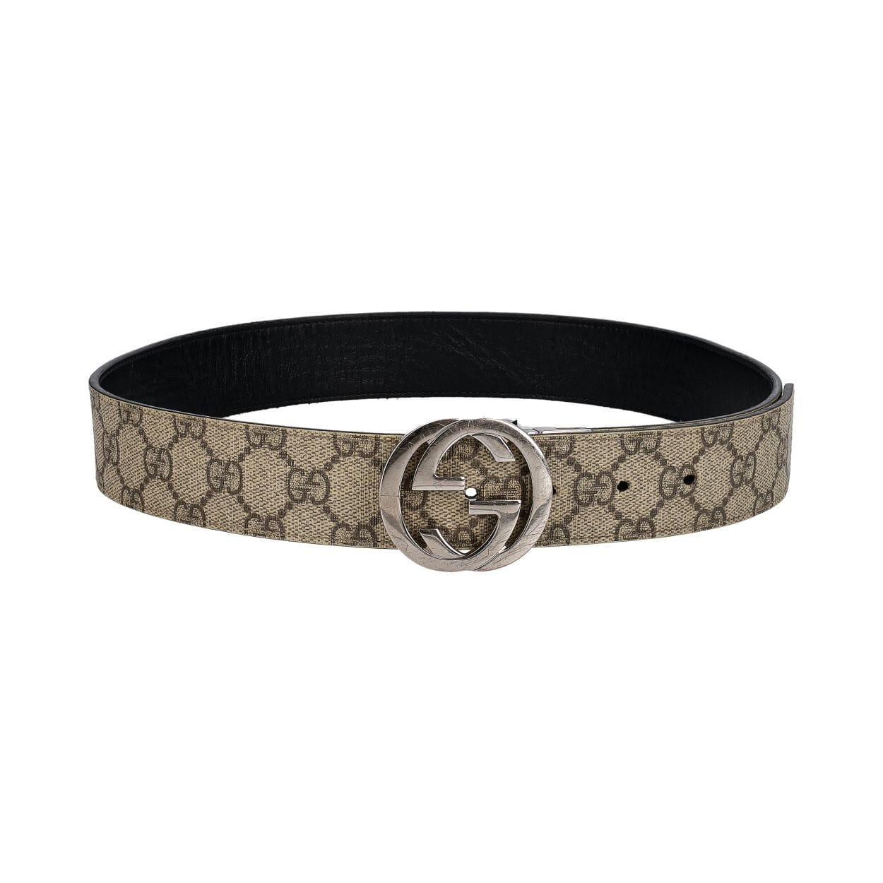 Supreme GG Reversible Belt Beige/Black - S: 80 (32)