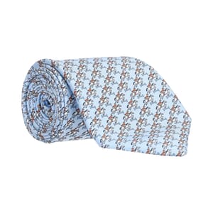 Silk Jockey Tie Blue