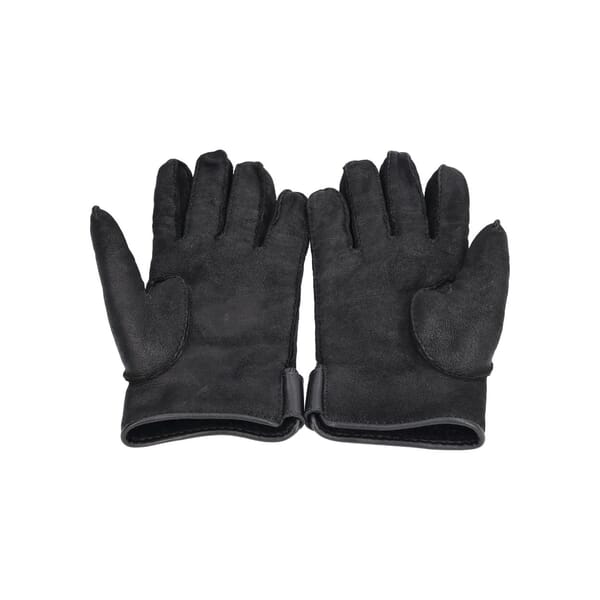 Leather Hubert Gloves Black