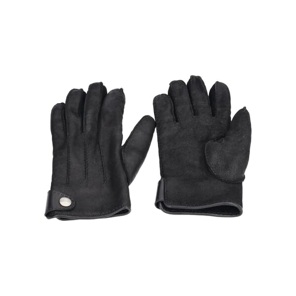 Leather Hubert Gloves Black