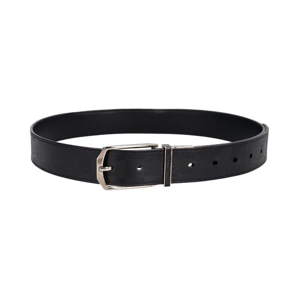 Leather Damier Reversible Belt Black: 90 (36)