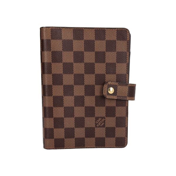 Damier Ebene Medium Ring Agenda