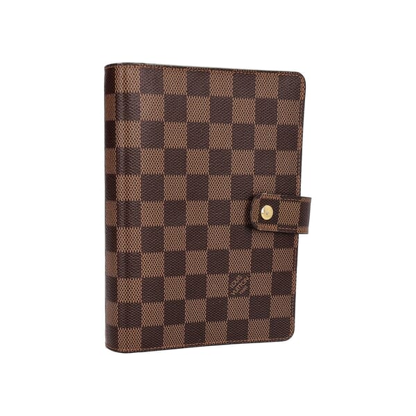 Damier Ebene Medium Ring Agenda