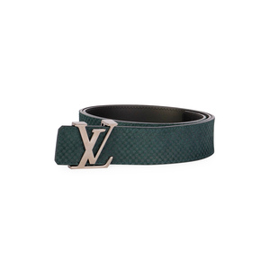 https://dbiyorq10n2b9.cloudfront.net/product-images/ACCLV136/LOUIS-VUITTON-Mini-Damier-Suede-Calfskin-40mm-LV-Initiales-Belt-Olive-Green-S-110-44-front.jpg.webp