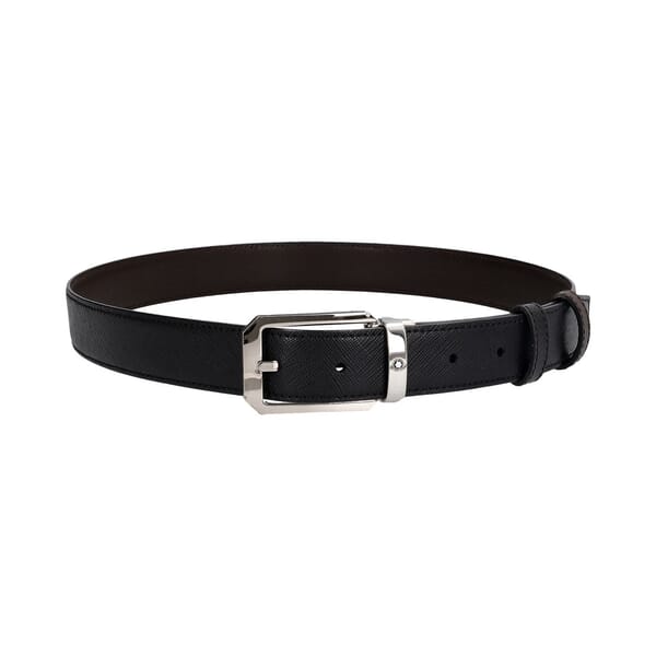 Leather Reversible Belt Black/Brown - 85 (34)
