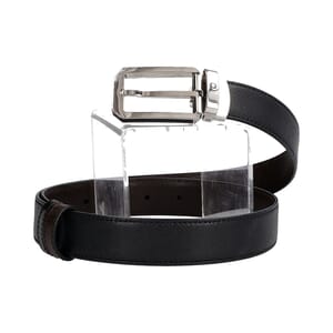Leather Reversible Belt Black/Brown - 85 (34), view 2