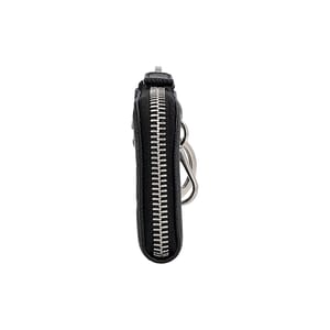 Saffiano Mini Pouch Key Ring Black, view 6