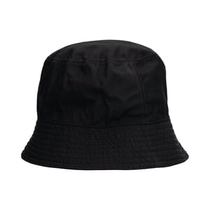 Nylon Logo Bucket Hat Black, view 4