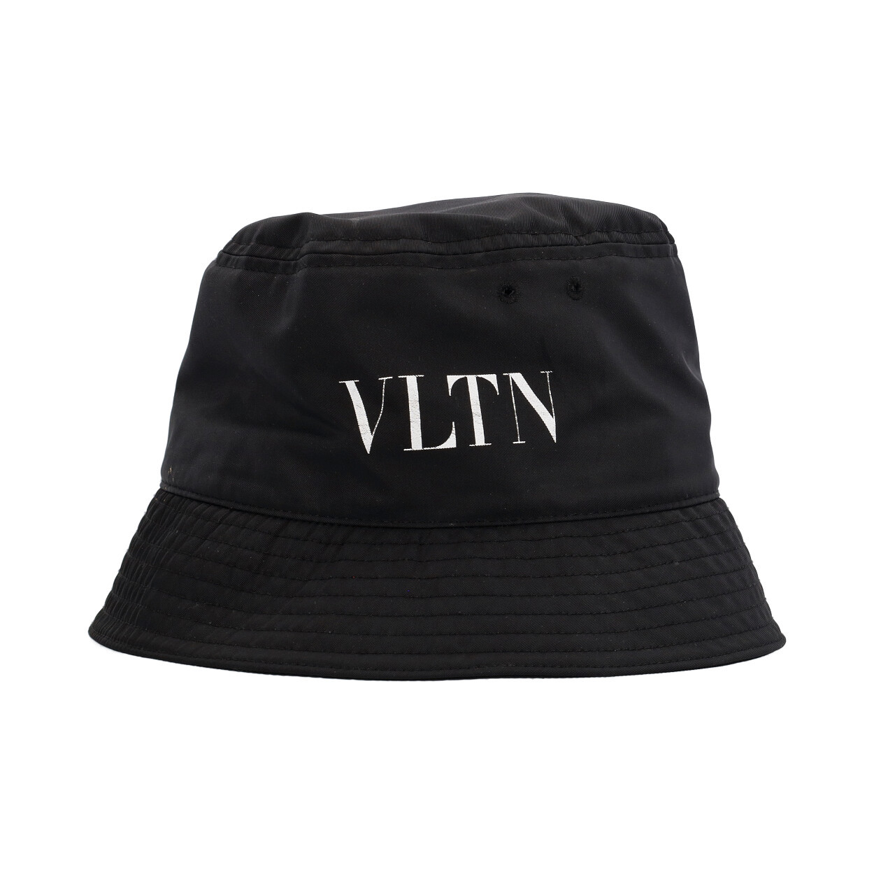 https://dbiyorq10n2b9.cloudfront.net/product-images/ACCVAL0004/VALENTINO-Nylon-VLTN-Bucket-Hat-Black_2.jpg.webp