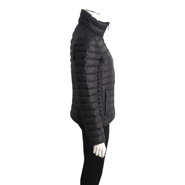 Quilted Nylon Jacket Black