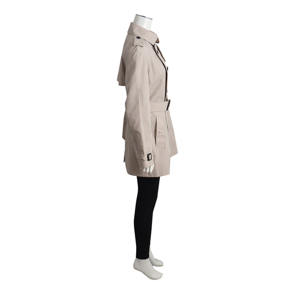 Polyester/Cotton Trench Coat Stone