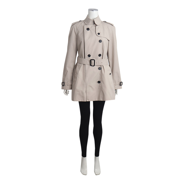 Polyester/Cotton Trench Coat Stone