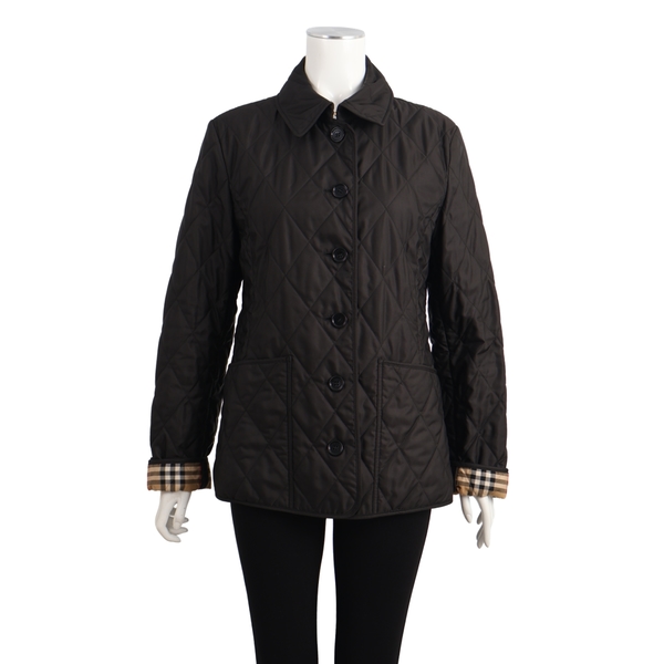 Polyester Quilted Thermoregulated Fernleigh Jacket Black