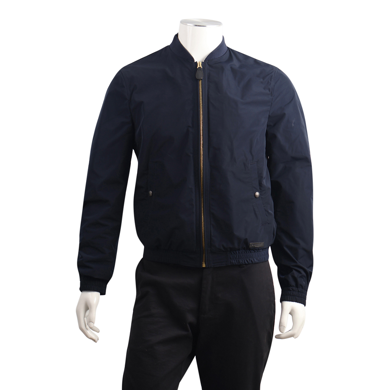 BRIT Nylon Bomber Jacket Navy