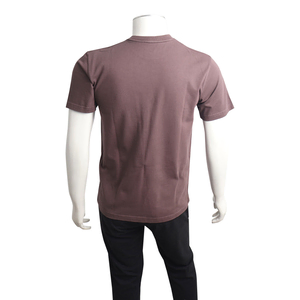 Cotton Embroidered Logo T-Shirt Taupe, view 3