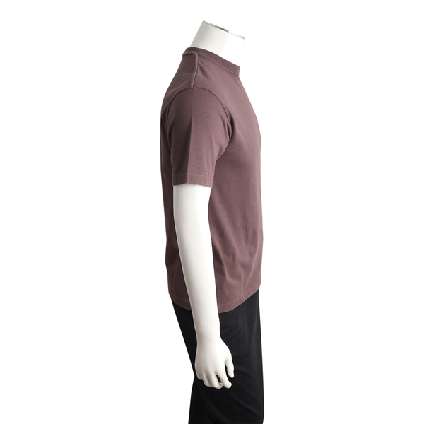 Cotton Embroidered Logo T-Shirt Taupe