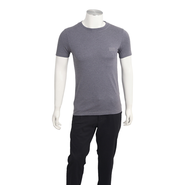 Cotton Logo T-Shirt Grey