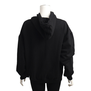 Cotton Triomphe Hoodie Black, view 3