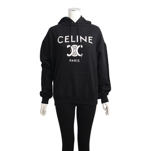 Cotton Triomphe Hoodie Black
