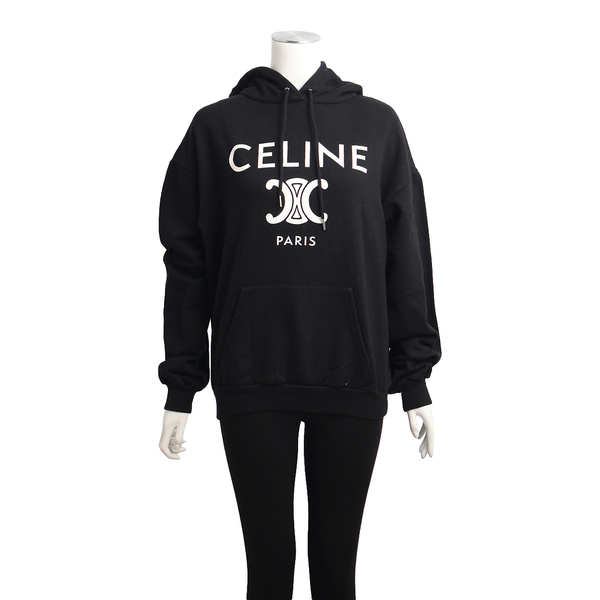 Cotton Triomphe Hoodie Black