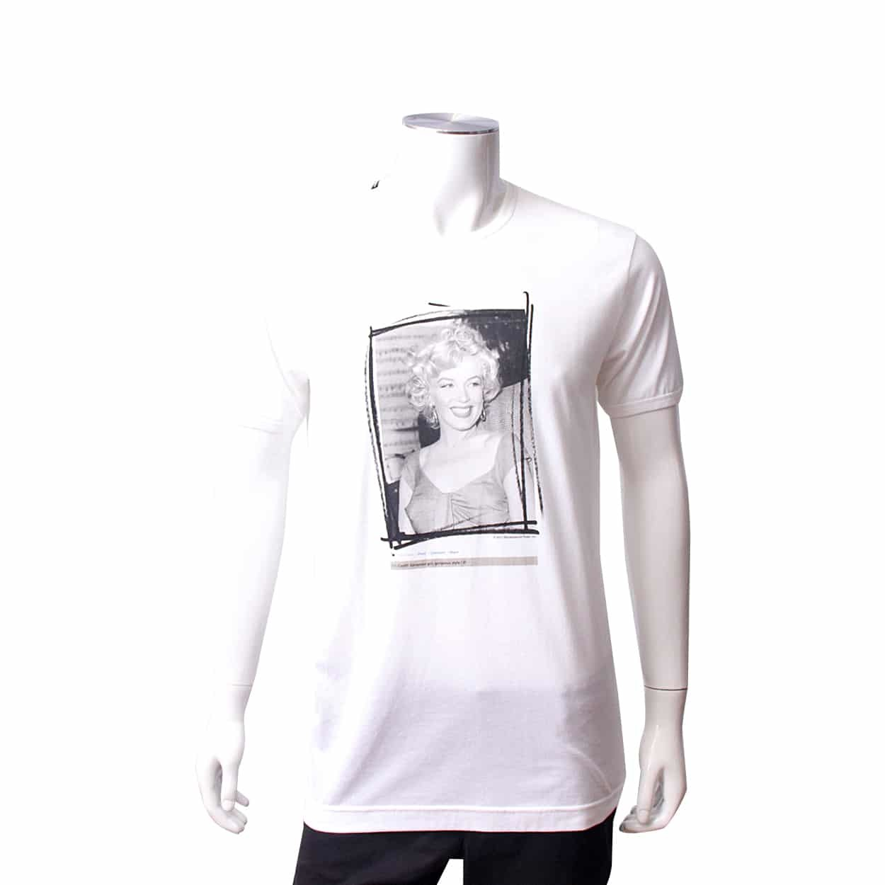 DOLCE & GABBANA Cotton Marilyn Monroe T-Shirt White | Luxity