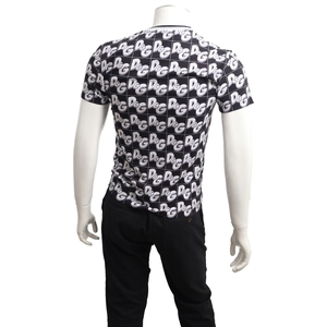 Cotton Logo T-Shirt Black/White, view 3