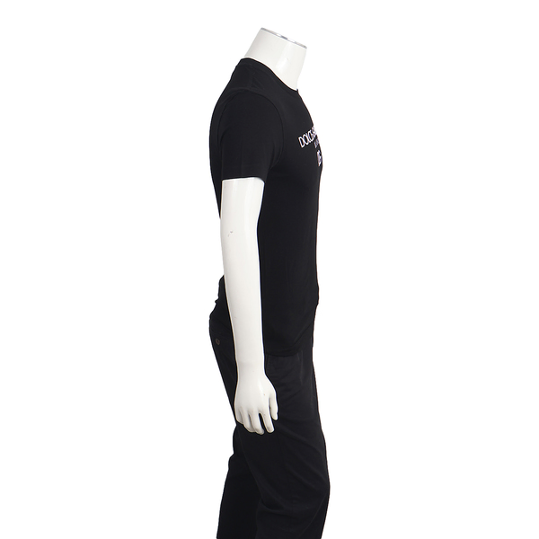 Cotton Logo T-Shirt Black