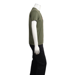 Cotton T-Shirt Olive Green, view 2