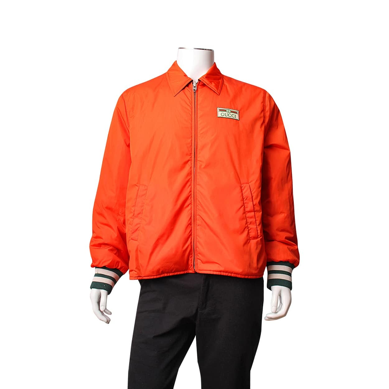 GUCCI Jacquard GG Reversible Jacket Green/Orange | Luxity