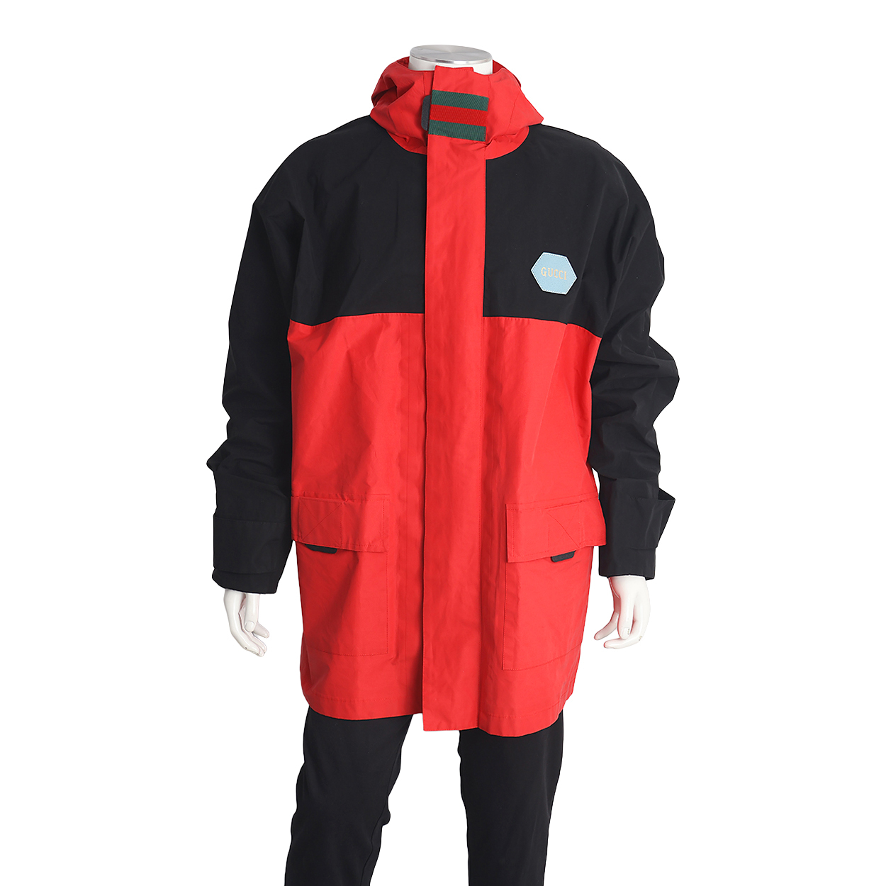 GUCCI Technical Fabric Music Is Mine Jacket Red | Luxity